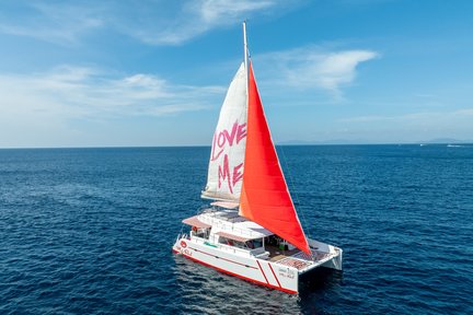 Coral or Racha Island Catamaran Yacht Tour From Phuket 