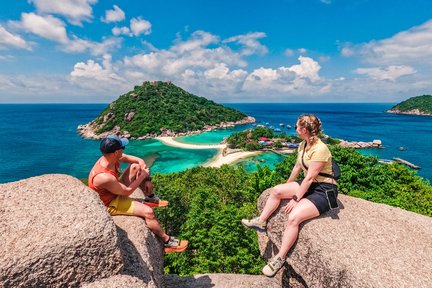 Excursión de un día a Koh Nangyuan y Koh Tao en lancha motora Insea desde Samui