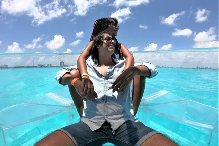 Clear Boat Tour at Nichupte