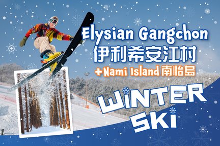 Nami Island & Elysian Gangchon Winter Ski Day Tour From Seoul