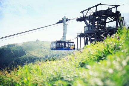 Hin- und Rückfahrtticket für die Biwako-Tal-Seilbahn in Shiga