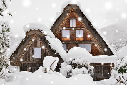 Shirakawago & Hida Winter Illumination 2-Day Bus Tour (from Osaka)