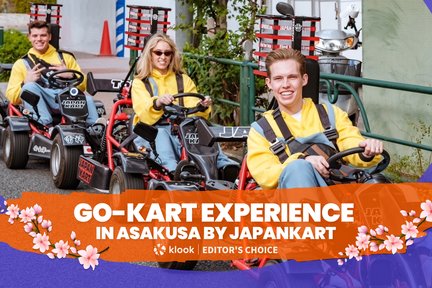 Expérience de karting de rue à Asakusa avec JAPANKART