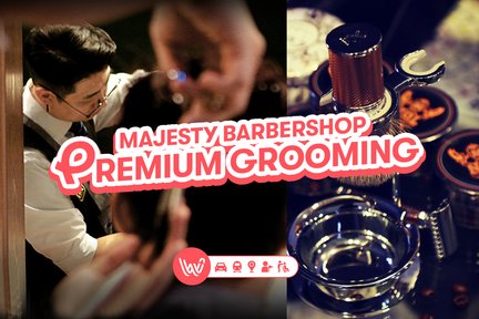 Majesty Barbershop 散髪（江南 / WonderTrip提供）