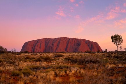 Excursión de un día a los lugares sagrados de Uluru y al atardecer