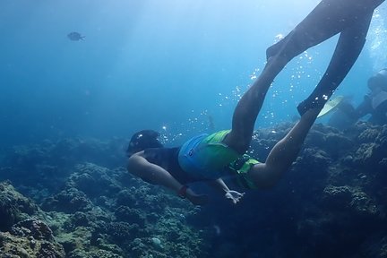 Blue Cave Free Diving in Okinawa