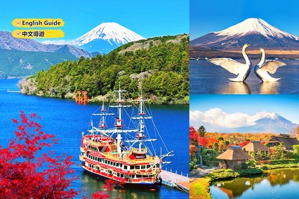 Mt. Fuji and Hakone "Land, Sea, and Air" Exploration Tour (with Free Hakone Skycar Cable Car, Departs from Tokyo)