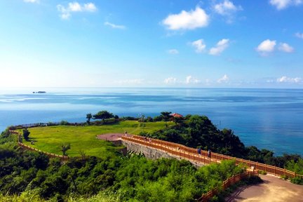 Visite d'une journée du sud d'Okinawa, d'Okinawa World et de l'île de Senaga