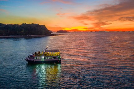 Dîner-croisière au coucher du soleil dans le détroit du sud de Singapour