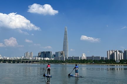 Pengalaman SUP & Kayaking di Han River Seoul