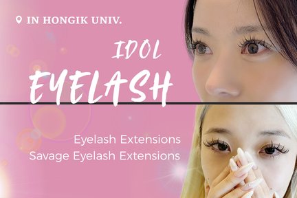 K-pop Idol Eyelash Perm in Hongik Univ.