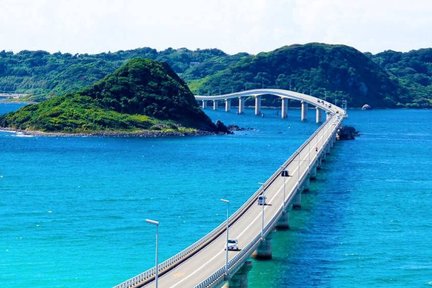 Excursion d'une journée au pont Tsunoshima et au sanctuaire Motonosumi Inari au départ de Fukuoka