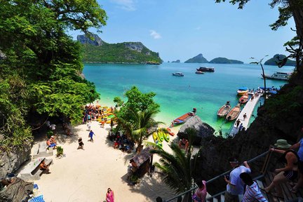 Gita di un giorno al parco marino di Angthong di Lomlahk Khirin da Samui/Phangan