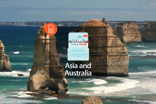 亞洲 & 澳大利亞 4G上網卡（印尼郵寄）