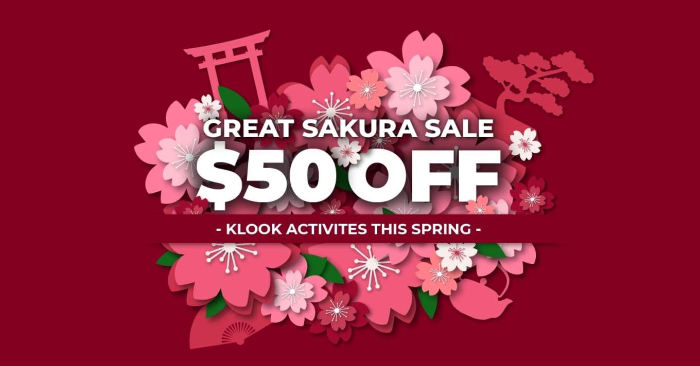 Enjoy Up To 50 Off Your Spring Holiday With Klook’s Great Sakura Sale