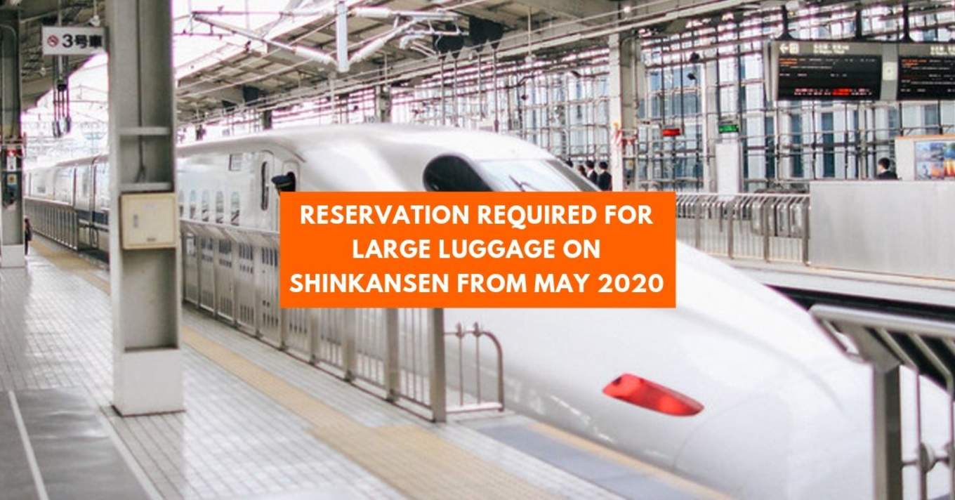 You Will Need To Make A Reservation For Large Luggage On The Shinkansen