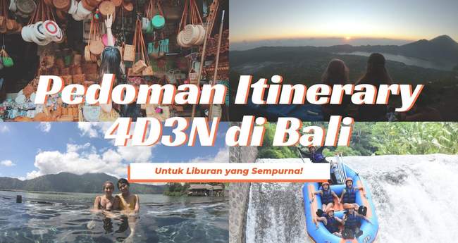 Panduan Itinerary  Liburan 4  Hari  3  Malam  di Bali  Klook Blog