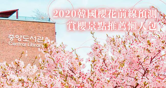 2020韓國櫻花前線 韓國賞櫻15景點交通 花期資訊懶人包 klook部落格