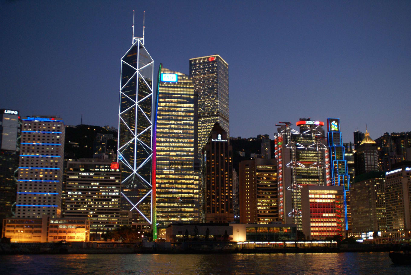 Central Hong Kong From a Boat copy