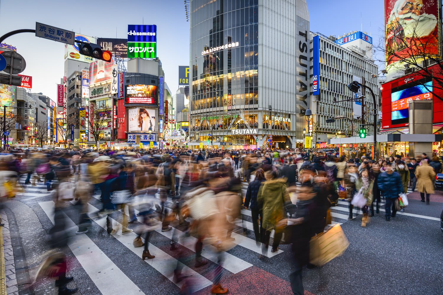 每天都有數以萬計行人通過的澀谷路口。|來源:www.coindesk.com