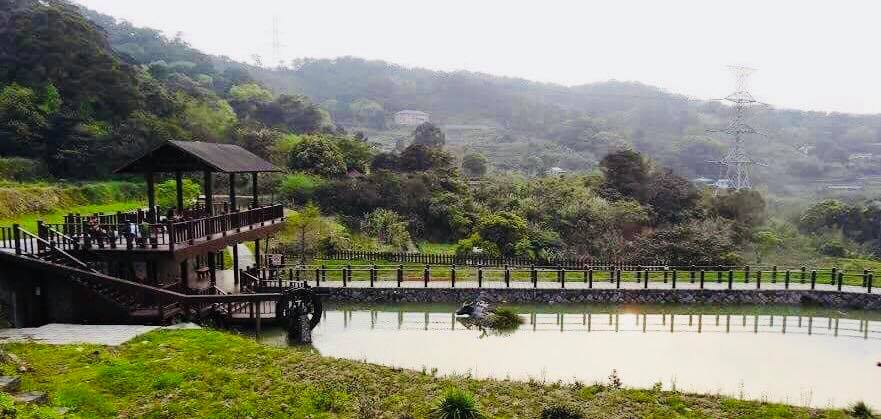 貓空茶田步道。 貓空茶田步道。