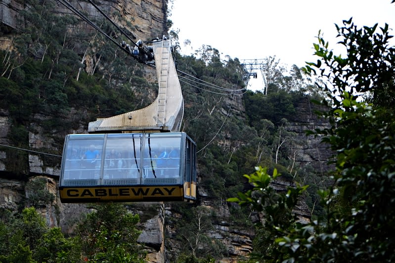 搭纜車俯瞰雪梨藍山 Blue Mountains行程、交通、景點全攻略 藍色的緩慢Cableway