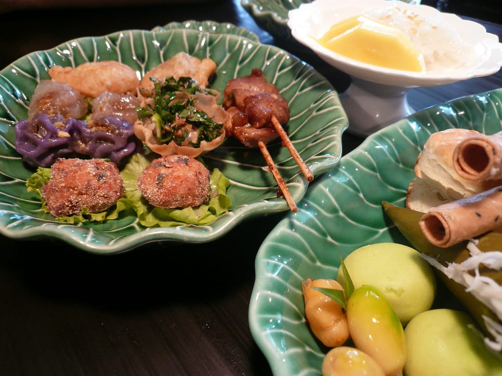 泰式傳統點心,精緻小巧。﹝圖片取自flickr@- Terrie﹞ 泰式傳統點心,精緻小巧。﹝圖片取自flickr@- Terrie﹞