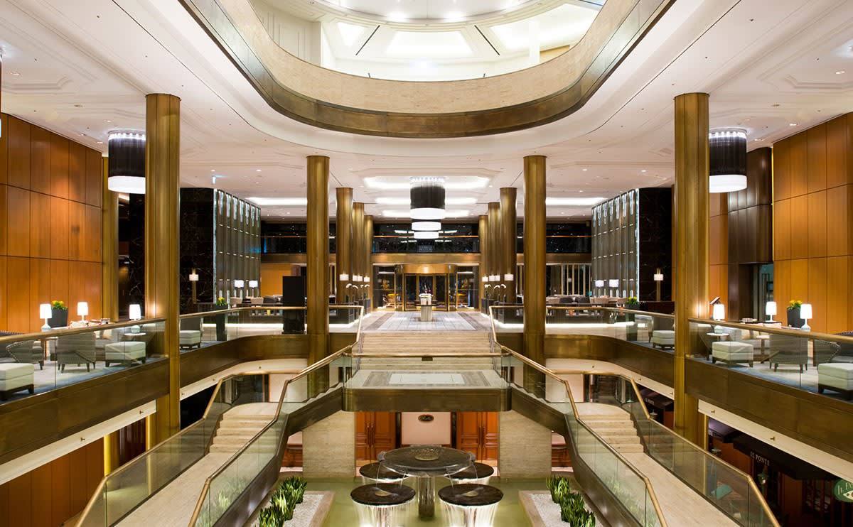 <span style="color: #000000;">首爾希爾頓千禧酒店</span>大廳一景。(圖片取自<span style="color: #000000;">首爾希爾頓千禧酒店</span>官網) <span style="color: #000000;">首爾希爾頓千禧酒店</span>大廳一景。(圖片取自<span style="color: #000000;">首爾希爾頓千禧酒店</span>官網)