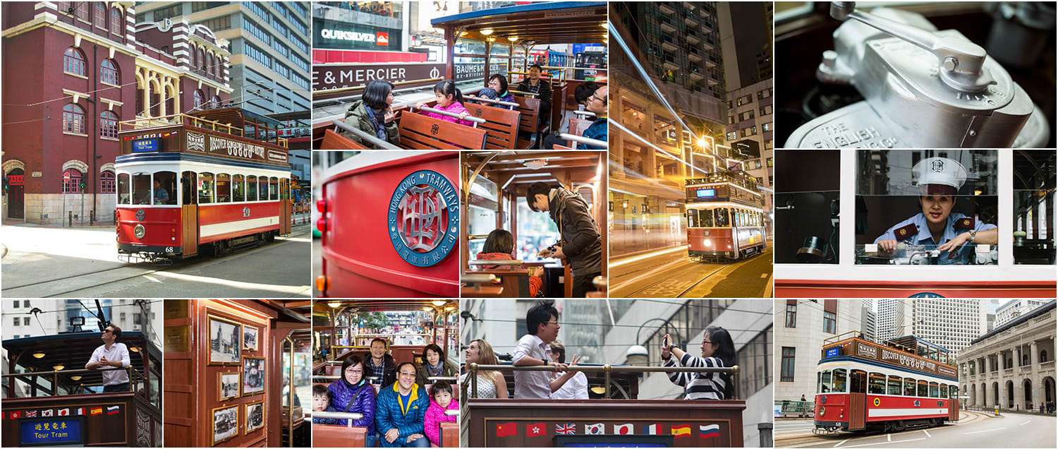 電車全景遊，慢慢體驗在地城市風景。(圖片取自香港電車官網)