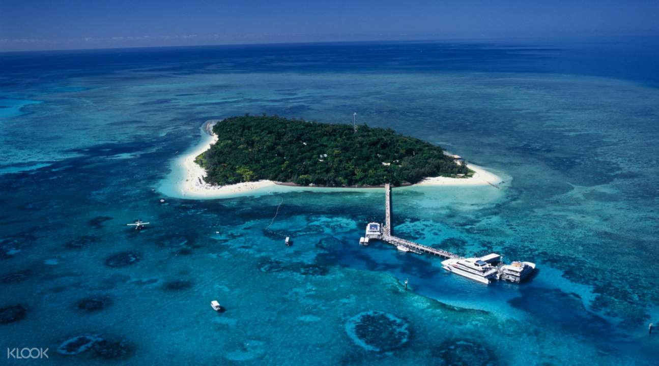 綠島是大堡礁里唯一集珊瑚礁和熱帶雨林為一體的珊瑚礁島 綠島是大堡礁里唯一集珊瑚礁和熱帶雨林為一體的珊瑚礁島