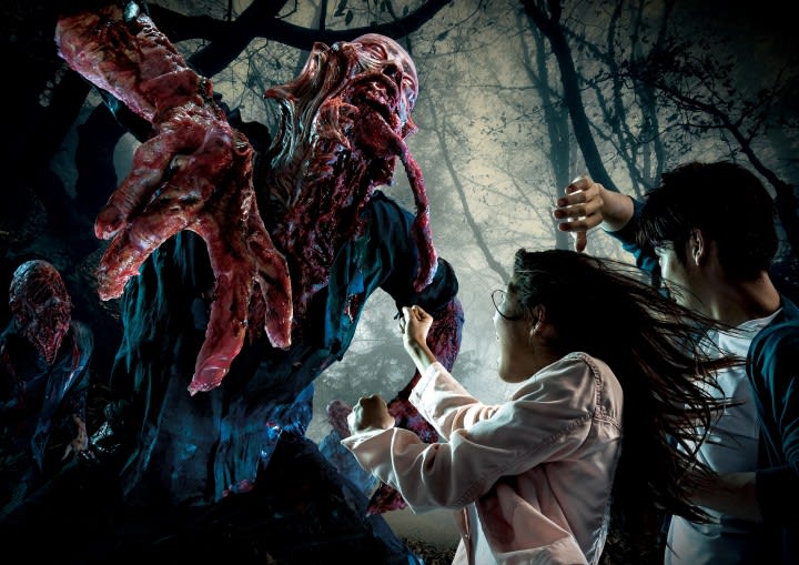 適者生存 亡者森林 2(DEADMAN’s Forest),圖片取自:環球影城官方網站。 適者生存 亡者森林 2(DEADMAN’s Forest),圖片取自:環球影城官方網站。