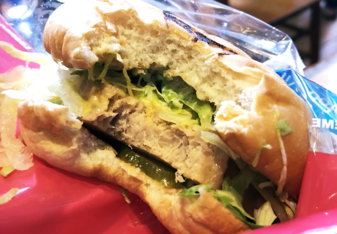 六福村美國大西部,漢堡店,素食漢堡。