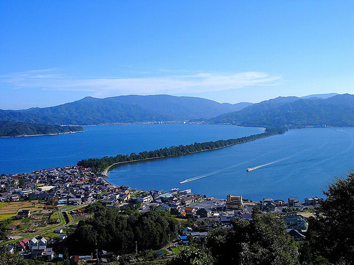 天橋立，圖片取自日本京都府旅遊官網。