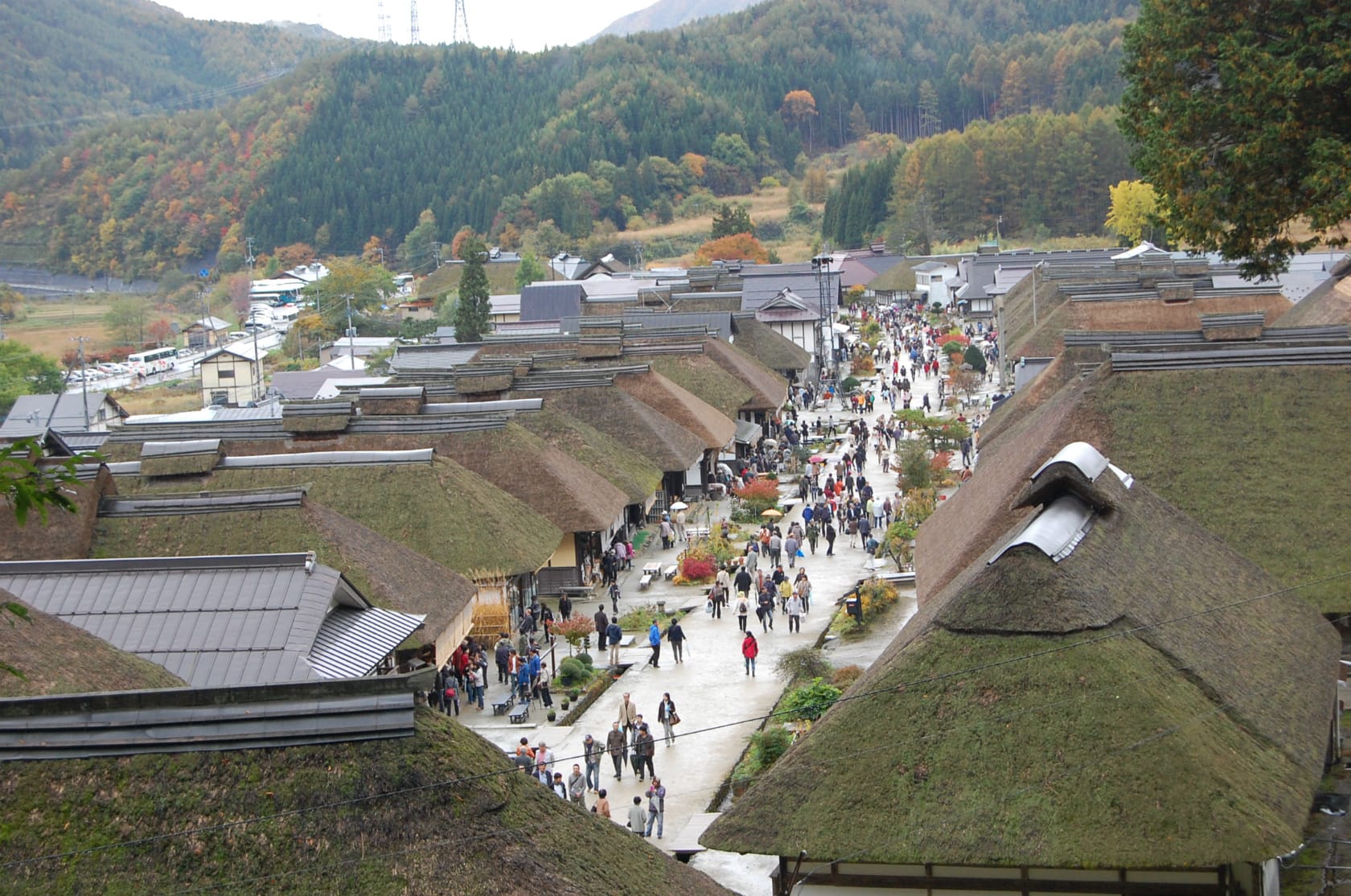 福島縣大內宿 來源：大內宿旅遊協會