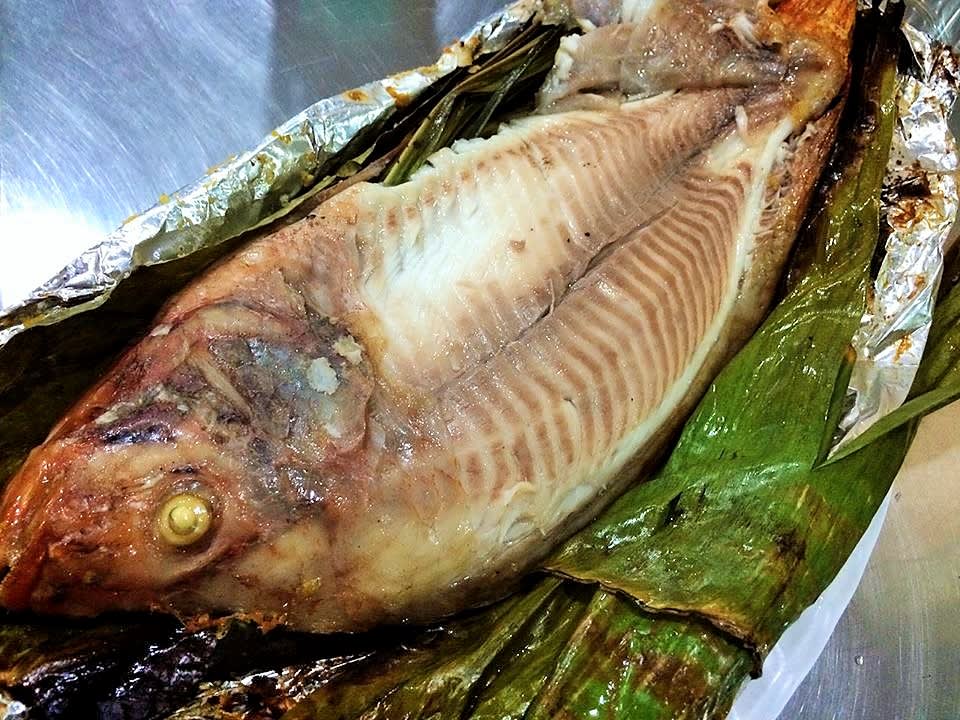 香茅鹽烤魚，圖片取自Lek Seafood FB粉絲團