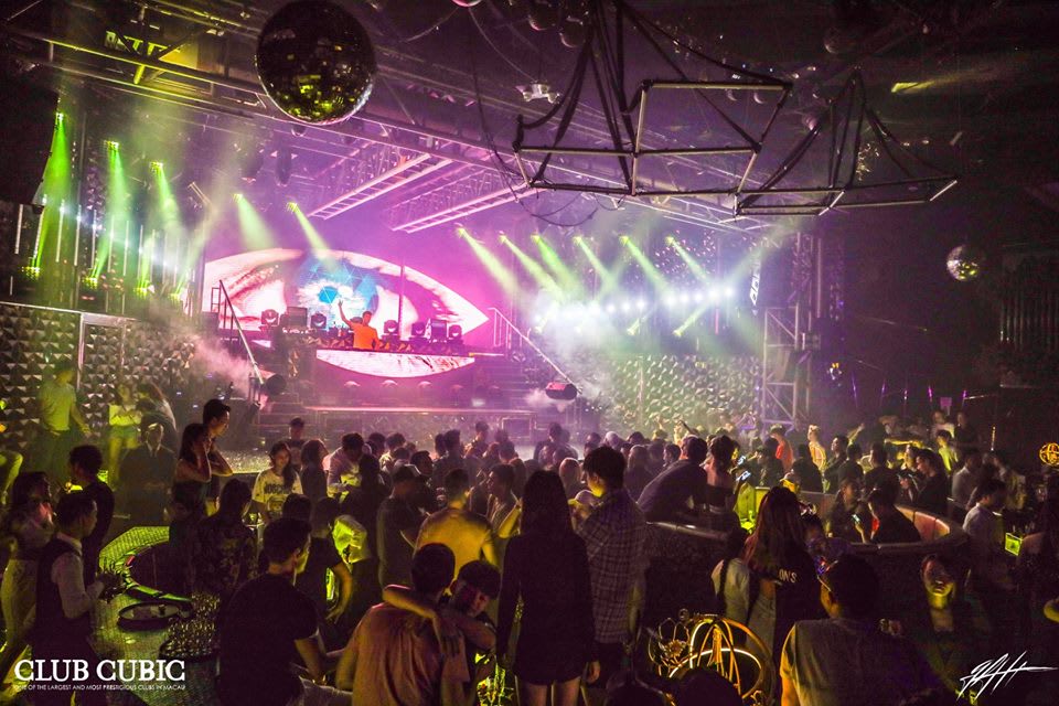 新濠天地嬌比夜店Club Cubic 來源:粉絲專頁 新濠天地嬌比夜店Club Cubic 來源:粉絲專頁