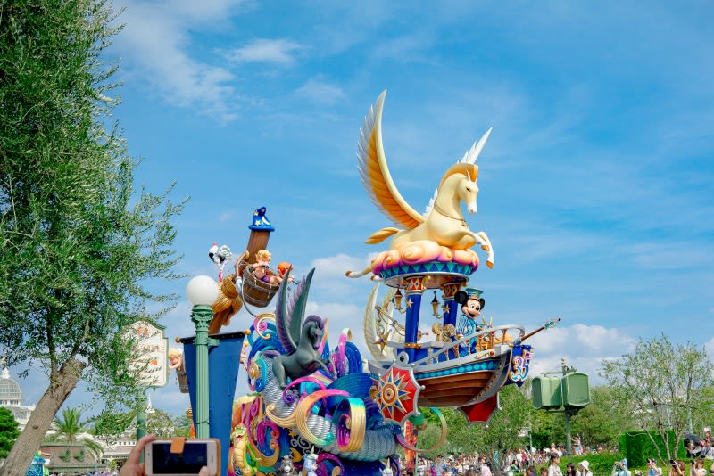 迪士尼樂園,35週年遊行。