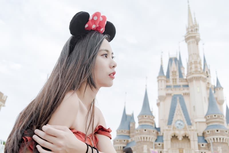迪士尼樂園拍照踩點,迪士尼城堡。