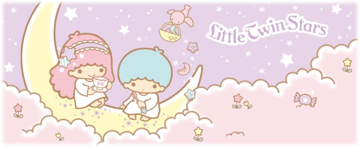 Little Twin Stars,圖片取自日本東京三麗鷗彩虹樂園官網。 Little Twin Stars,圖片取自日本東京三麗鷗彩虹樂園官網。