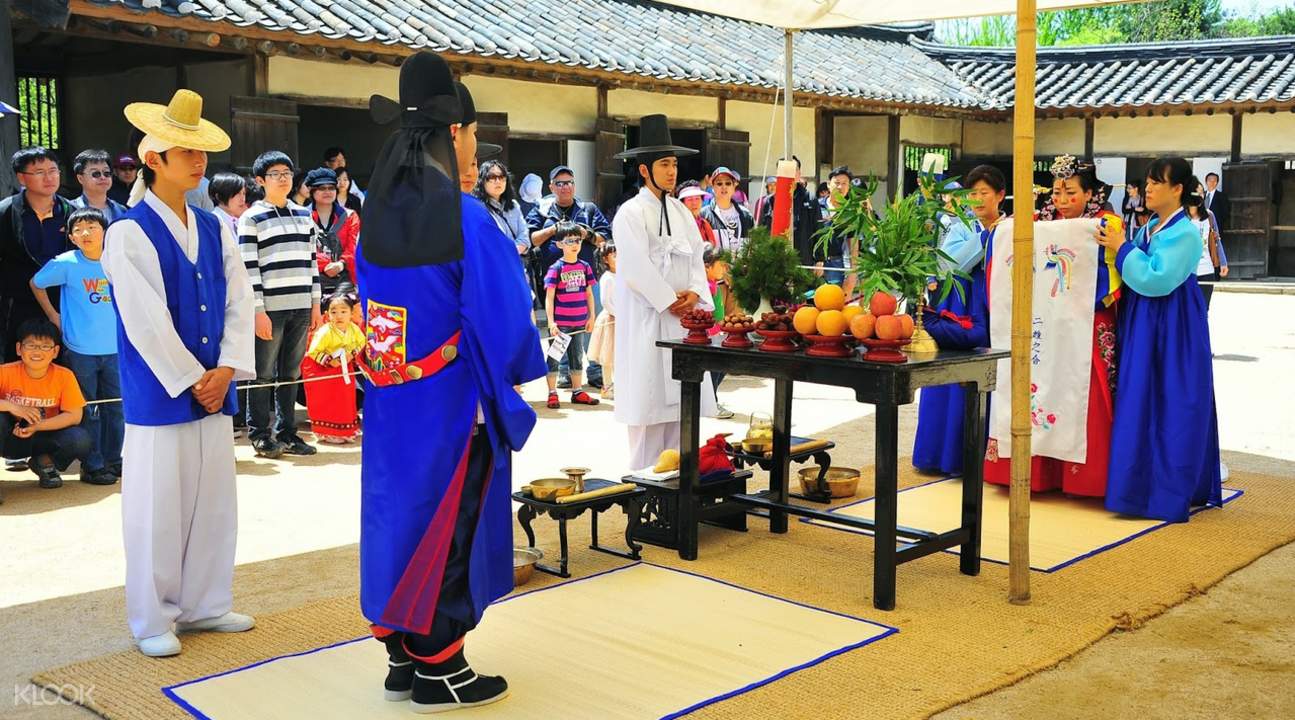 韓國民俗村 傳統婚禮 韓國民俗村 傳統婚禮