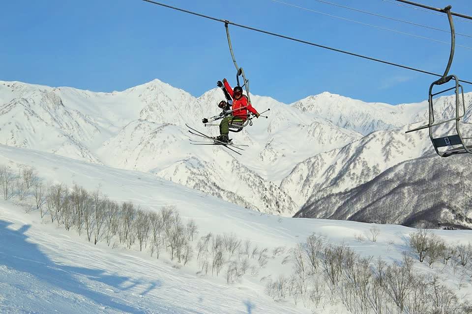 八方尾根滑雪場，圖片取自白馬八方尾根FB粉絲團。