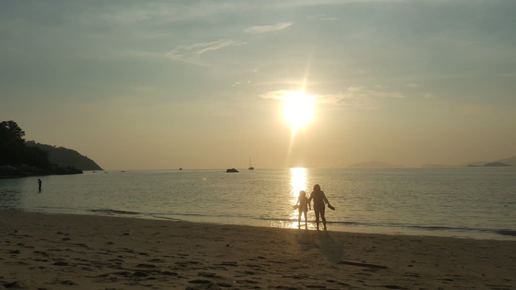 麗貝島日落海灘