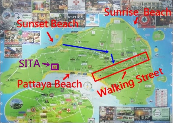 ▲ 麗貝島地圖(圖片來源:飯糰媽吃喝玩樂雜記) 麗貝島地圖