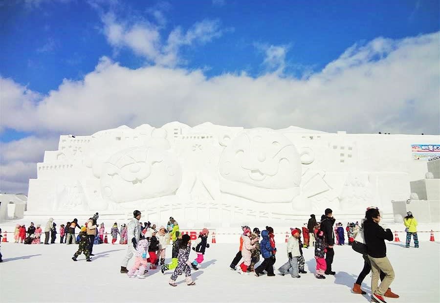 旭川冬季祭典,圖片取自www.tabirai.net。 旭川冬季祭典,圖片取自www.tabirai.net。