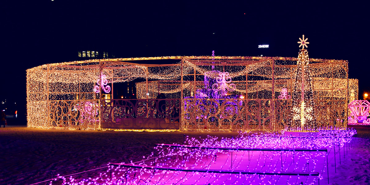 白色燈樹節一景 / http://www.sapporo.travel 白色燈樹節一景 / http://www.sapporo.travel