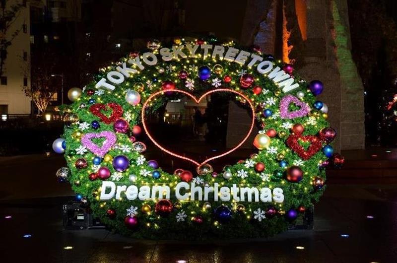 TOKYO SKYTREE TOWN Dream Christmas 2018(照片來源:東京晴空塔官網)https://bit.ly/2rjFM8w TOKYO SKYTREE TOWN Dream Christmas 2018(照片來源:東京晴空塔官網)https://bit.ly/2rjFM8w