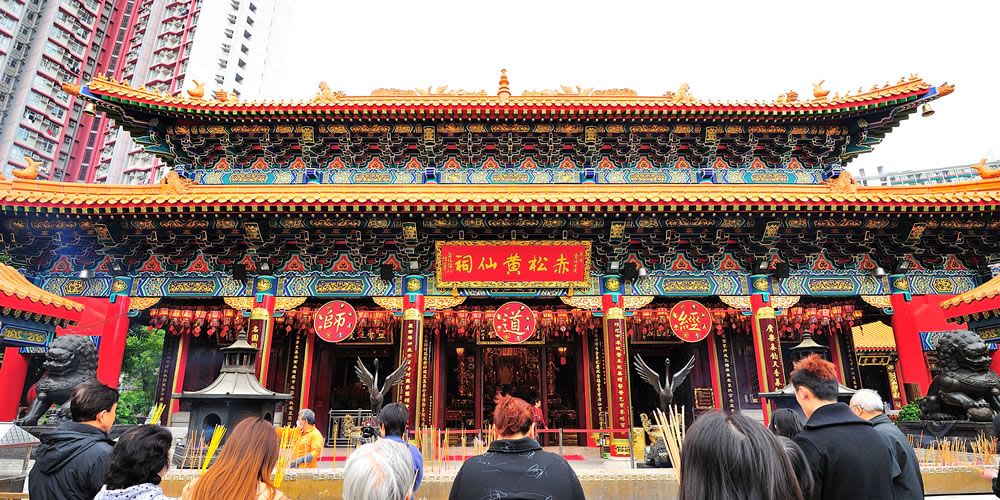 嗇色園黃大仙祠，圖片取自timable.com。