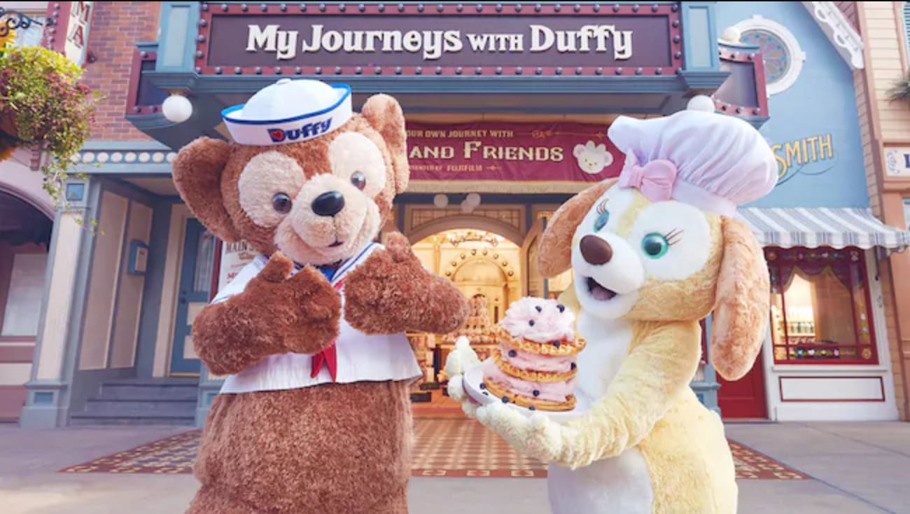 Duffy、Cookie系列商品，圖片取自https://www.hongkongdisneyland.com