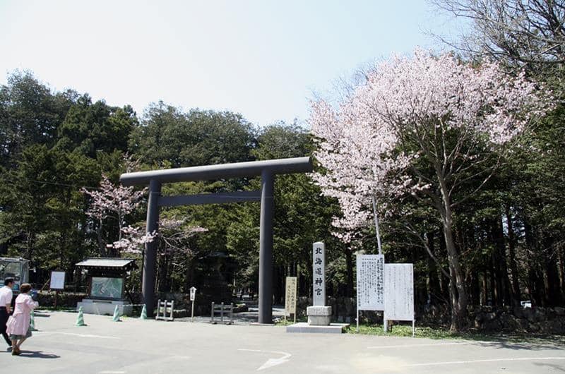 位在札幌圓山公園內的北海道神宮 來源：札幌觀光協會官網
