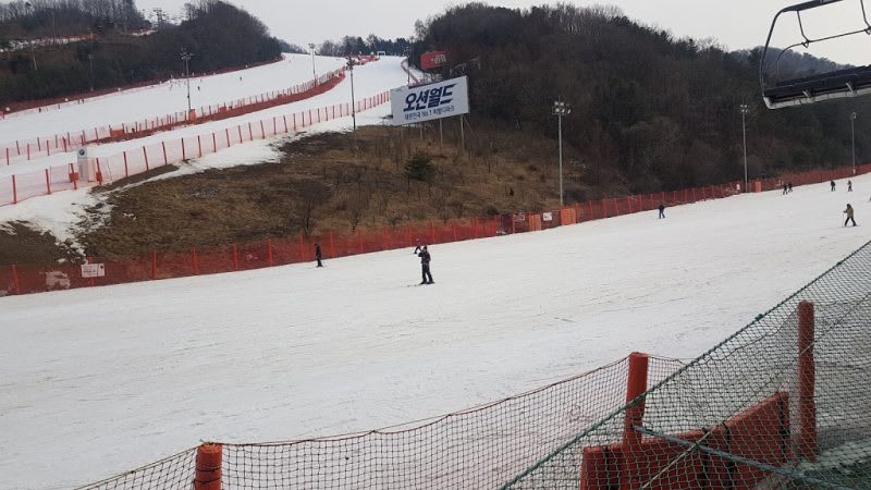 洪川大明滑雪場，Photo by Artshen